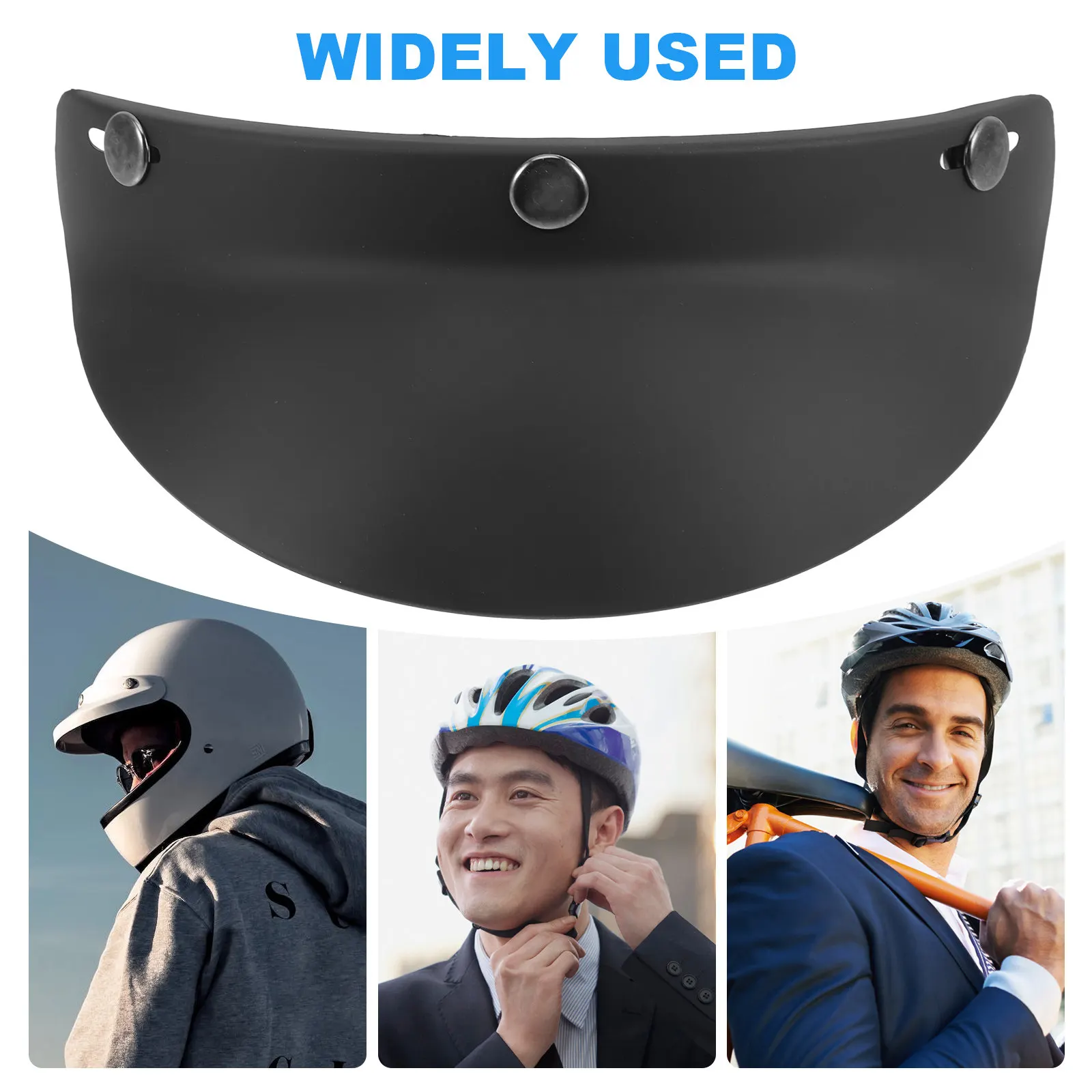 

Unisex Detachable Visor Premium Pc Material Uv Rain Protection Visor for Motorcycle Cycling Outdoor Adventure Gear