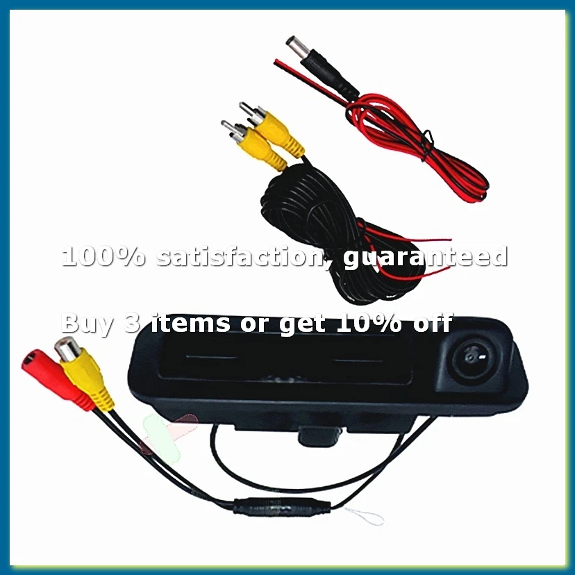 Parking CCD 170 Degrees Car Trunk Handle Rear View Camera Backup for Focus 2 3 2012 2013 Night Vision Waterproof-A12I