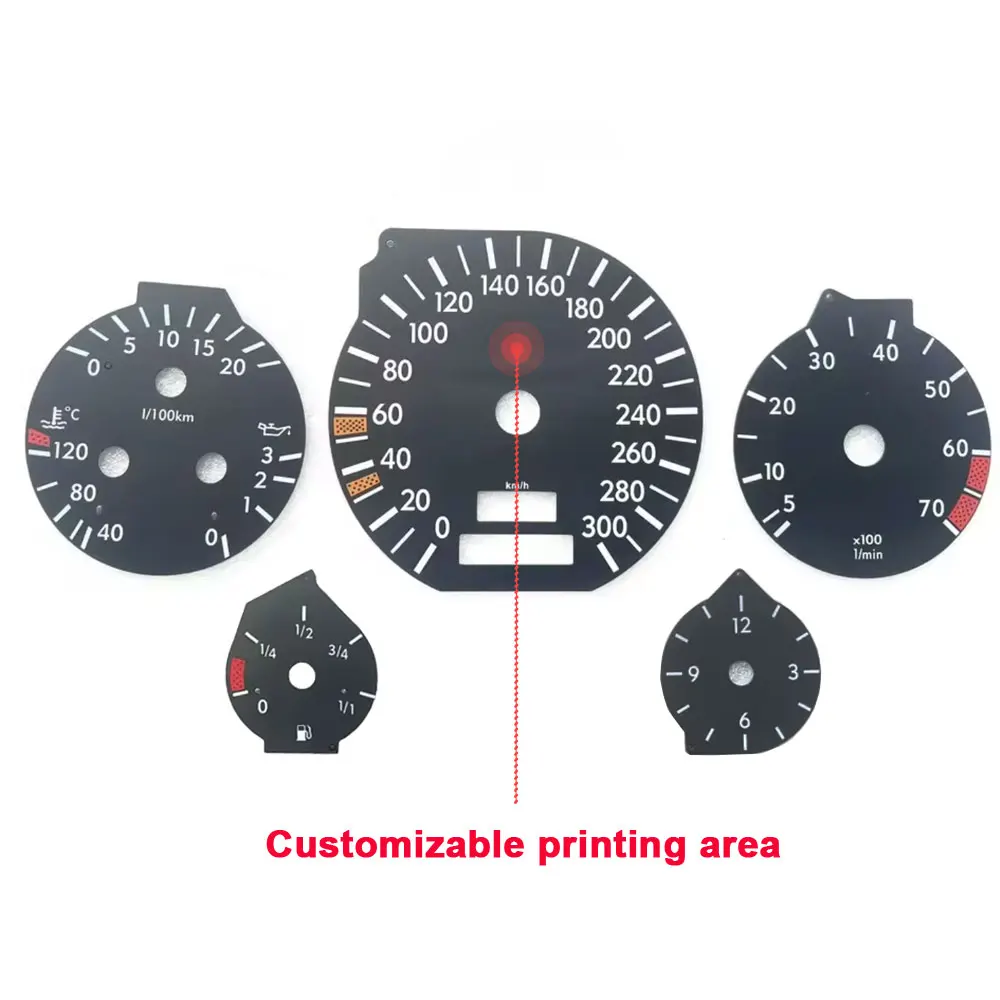 Ein Satz Messgeräte für das Mercedes W140 Instrumentencluster, Autoteile und Zubehör – Detail 4