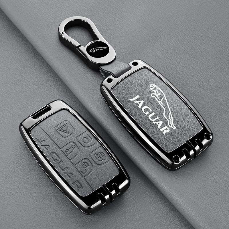 Fashion Leather Car Key Cover Case For Jaguar XF XJ XE S-Type F-Type X-Type F-Pace I-Pace E-Pace Android XFR XKR Auto Keychain - view 4