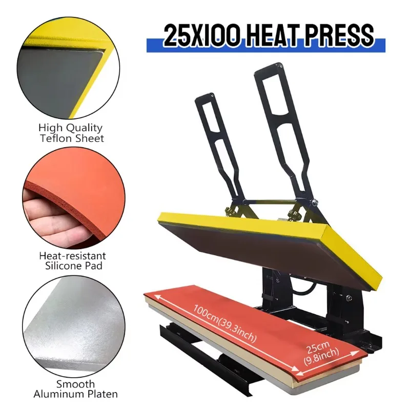 

Xingyan Long Format 25*100 Manual Heat Press Machine Sublimation Heat Press Machine For Pants