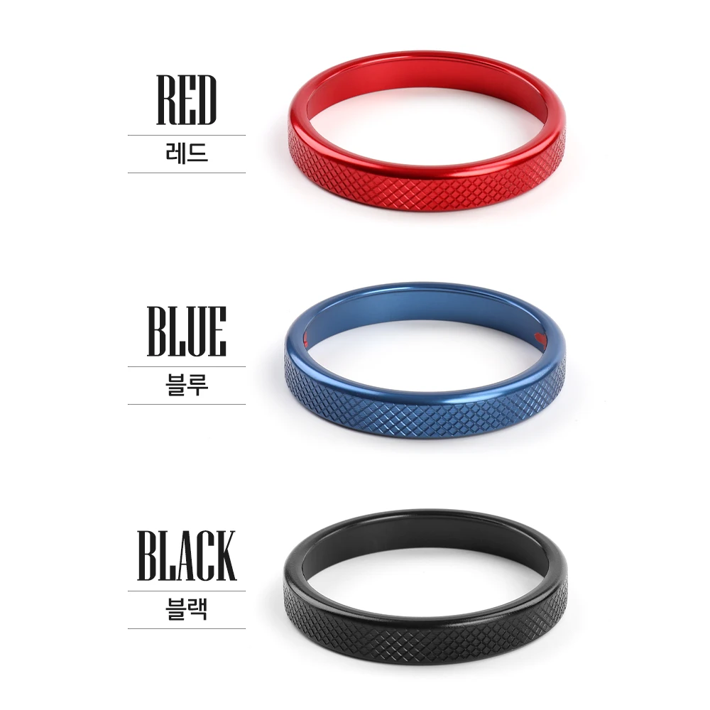 

Gear Shift Knob Decorative Ring Rotary Style Anti-Scratch Car Interior Trim Accessories Perfectly For Hyundai Palisade 2020-2025