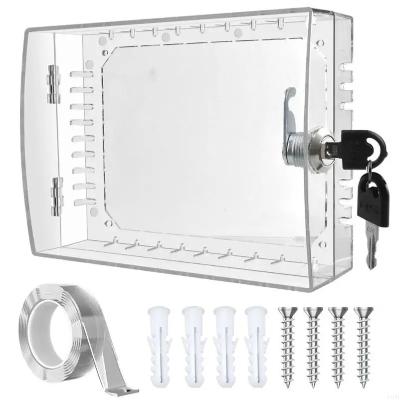 

E1PD Clear Locking Thermostat Case with Key Ensures Stable Temperature In Public Area