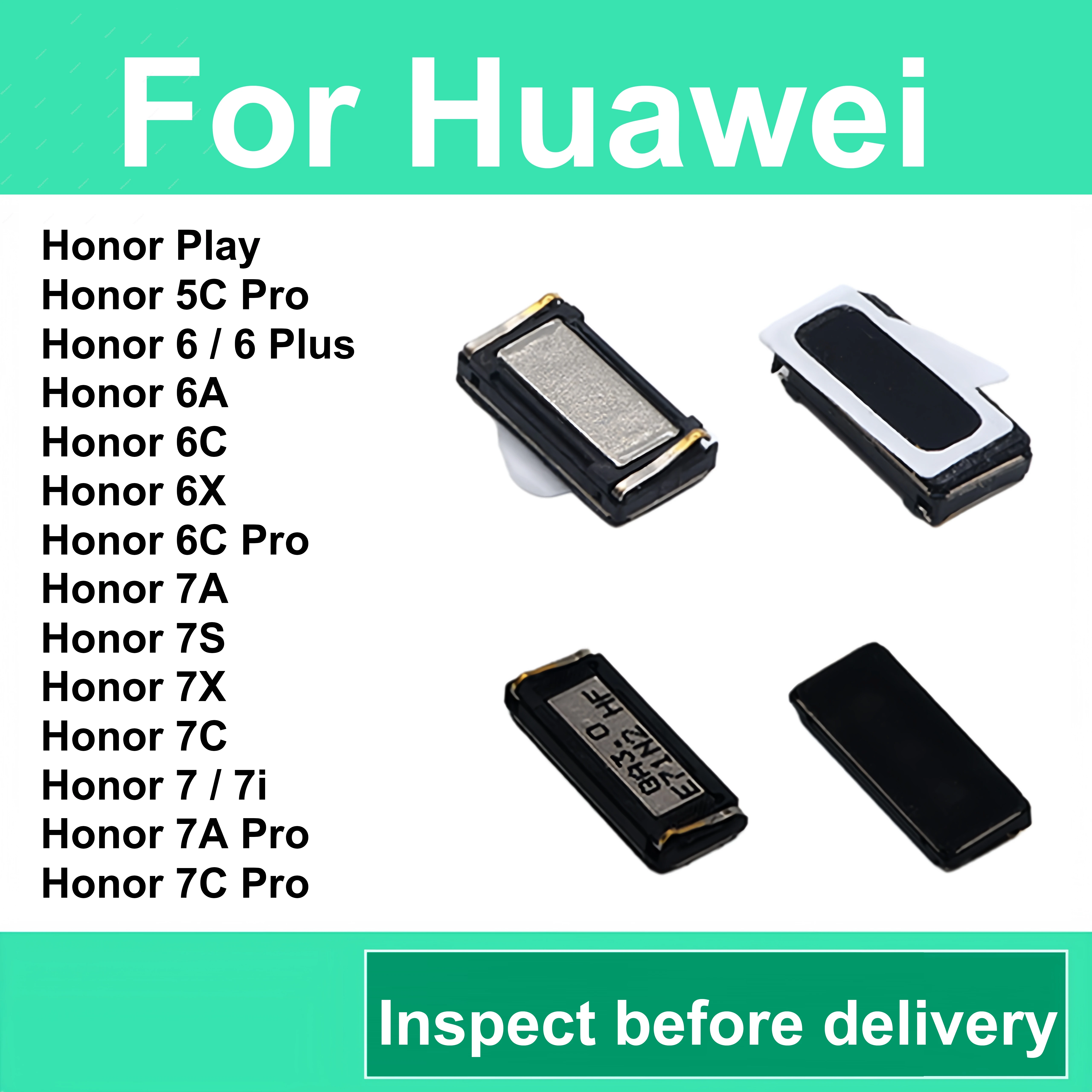 

For Huawei Honor 5C 6C Pro 6 6A 6X 7 7A 7C 7S 7X 7I Play Plus High-performance Phone Hearing Speaker Phone Models Earpiece