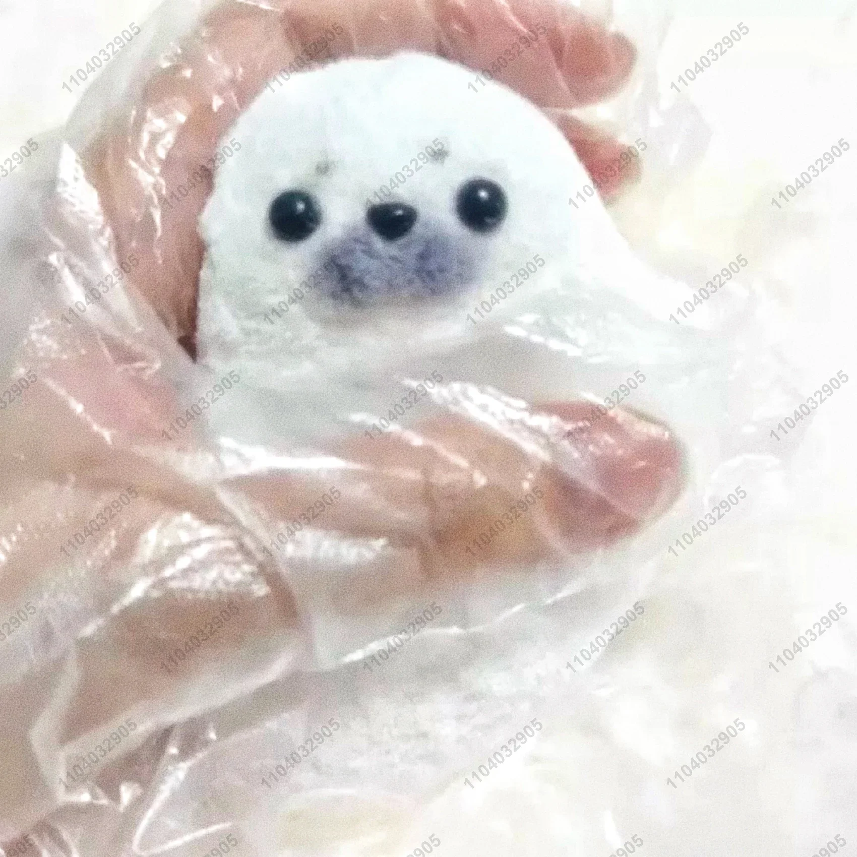 Seal Taba Squishy Handmade Silicone Fuzzy Soft Cute Seal Mushy Animal Squeeze Toy Mochi Toy Hand Relax Stress Release Gift Toy