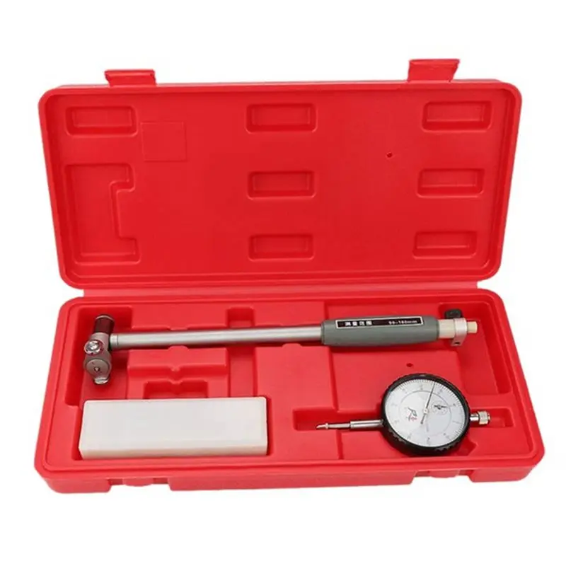 

Engine Cylinder Micrometer Measuring Tool Tester 50-160Mm 0.01Mm Dial Bore Gauge Precision Scale Hole Indicator