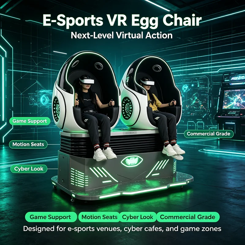 Virtual Reality Motion 9D VR Cinema Egg Cockpit Simulator Equipment for School Training Campus Teaching Arcade Game Hall