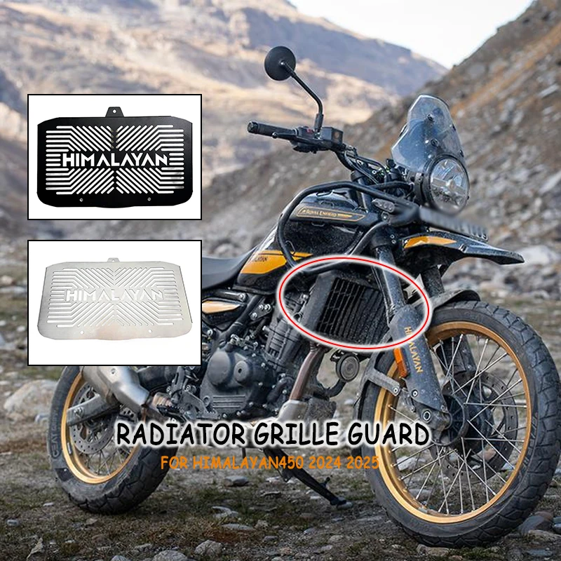 

NEW HIMALAYAN 450 Motorcycle CNC Radiator Grille Guard Grill Cover Protection For Himalayan 450 Himalayan450 2024 2025