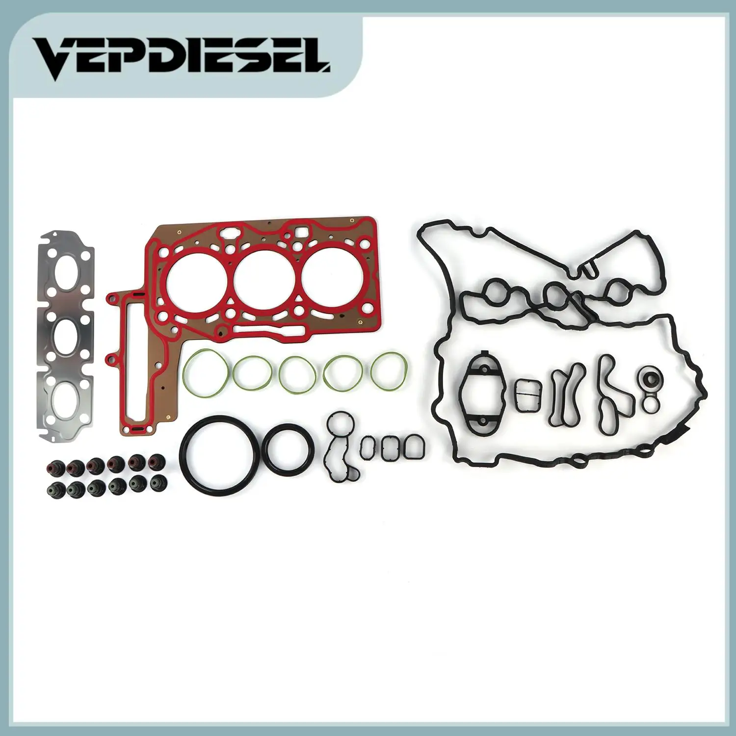 Engine Gasket Set for BMW 118i B38A15 Mini Cooper B38 1.5T Part# 11128618520 11128630684 Car Engine Replacement Part