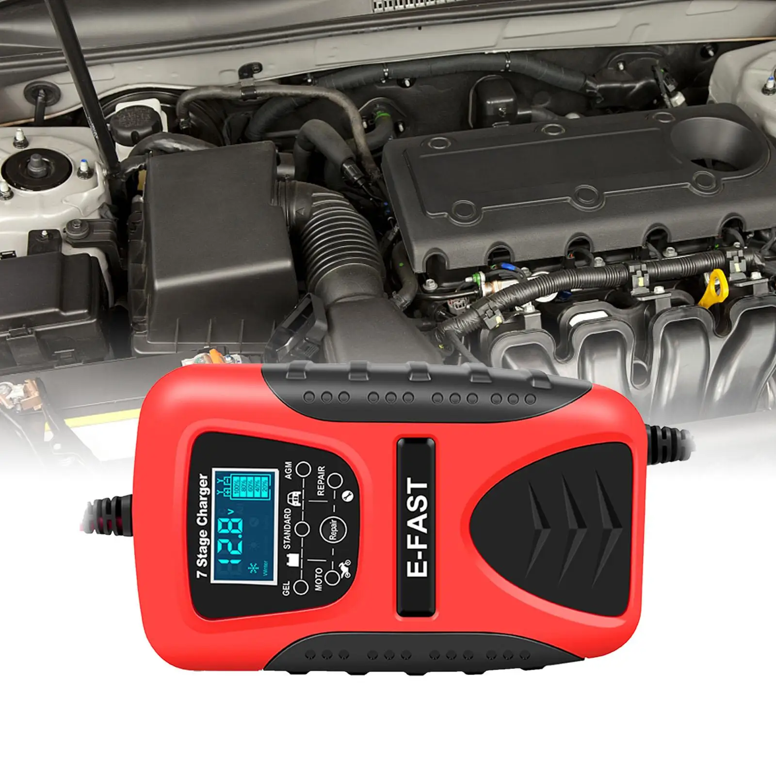 Automatic Battery Maintainer Trucks 12V Van SUV Smart Car Battery Charger