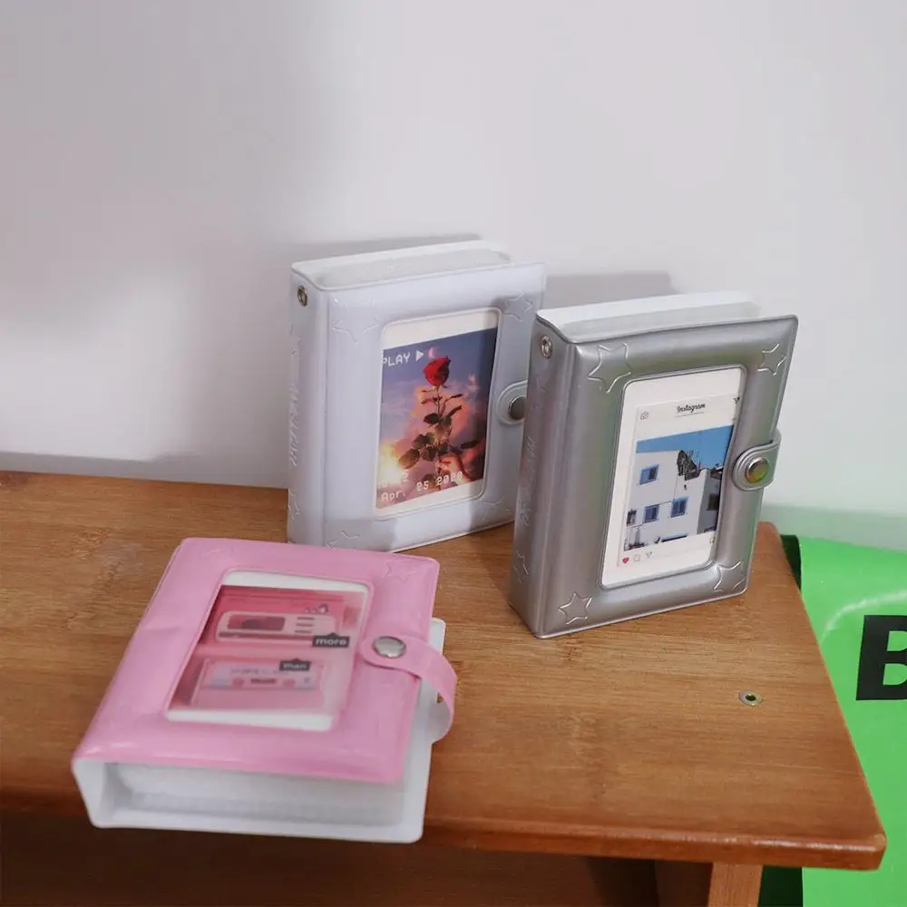 

3in ID Photo Korean Photocard Holder PVC Card Cover Idol Photo Card Idol Card Display Protector Decoration Korean Style