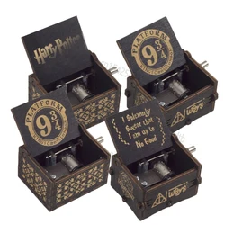 New Academy of Magic Mini Music Box Movie Peripherals Souvenir Creativity Retro Hand-cranked Musics Case Children Birthday Gifts