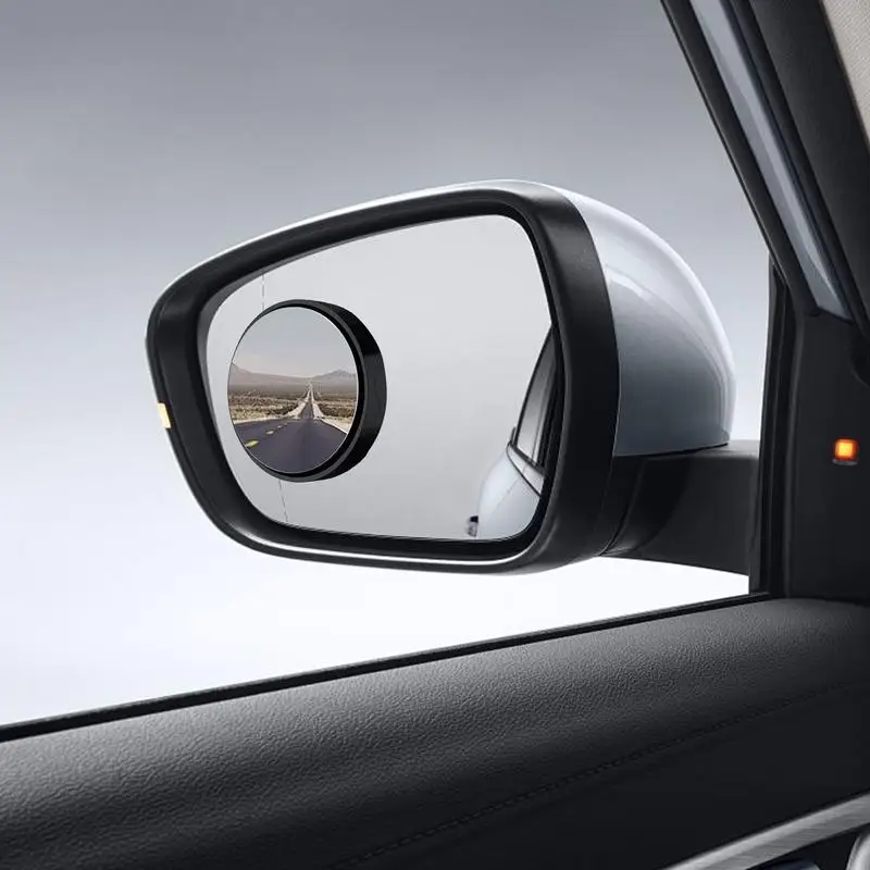 

Automotive Blind Looking-Glass 2Pcs Suction Cup Round Convex Looking-Glass 360 Wide Angle Reversing Auxiliary Blind