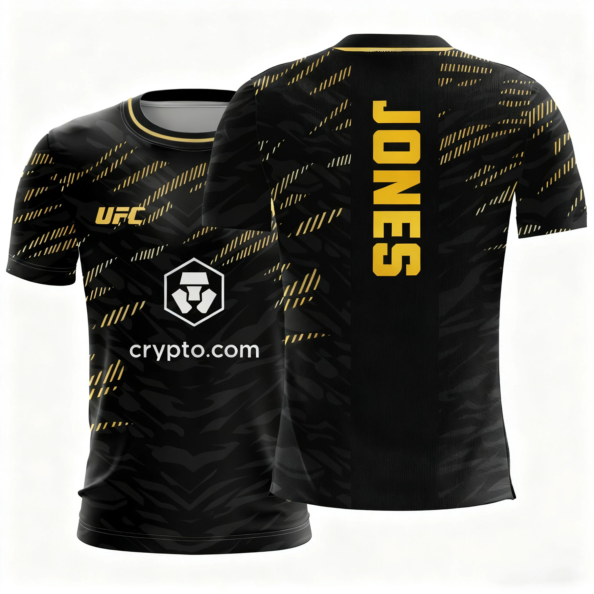 

Новый UFC MMA Top Boxer Jon Jones Tee Mixed Martial Artist Мужская футболка Fight Night Champion Мужской тренажерный зал Дышащий быстросохнущий топ