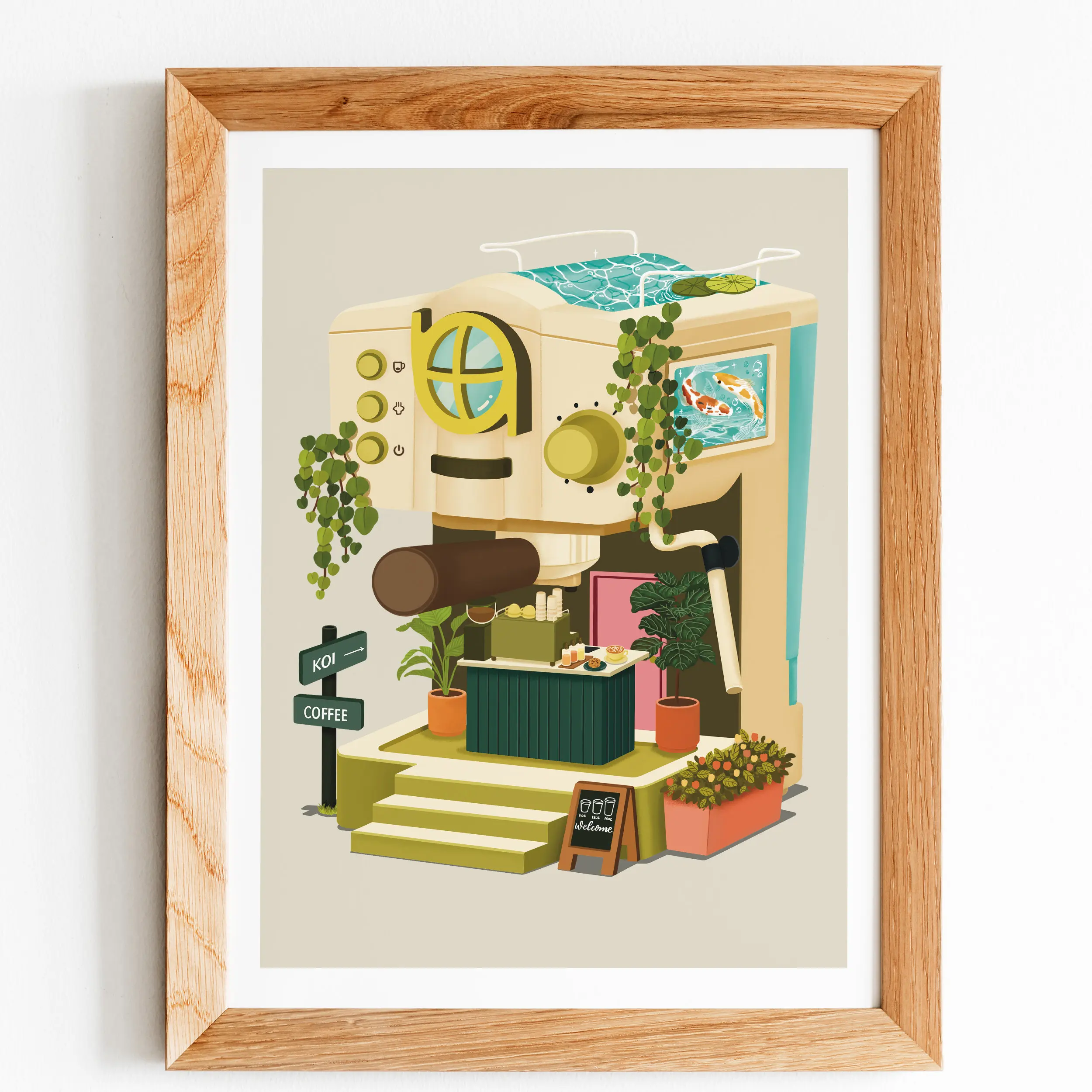 مقهى الخيال الفطر منزل كاميرا الصودا البوب شرب يمكن المشارك طباعة صور فنية للجدران قماش اللوحة غرفة ديكور المنزل #3