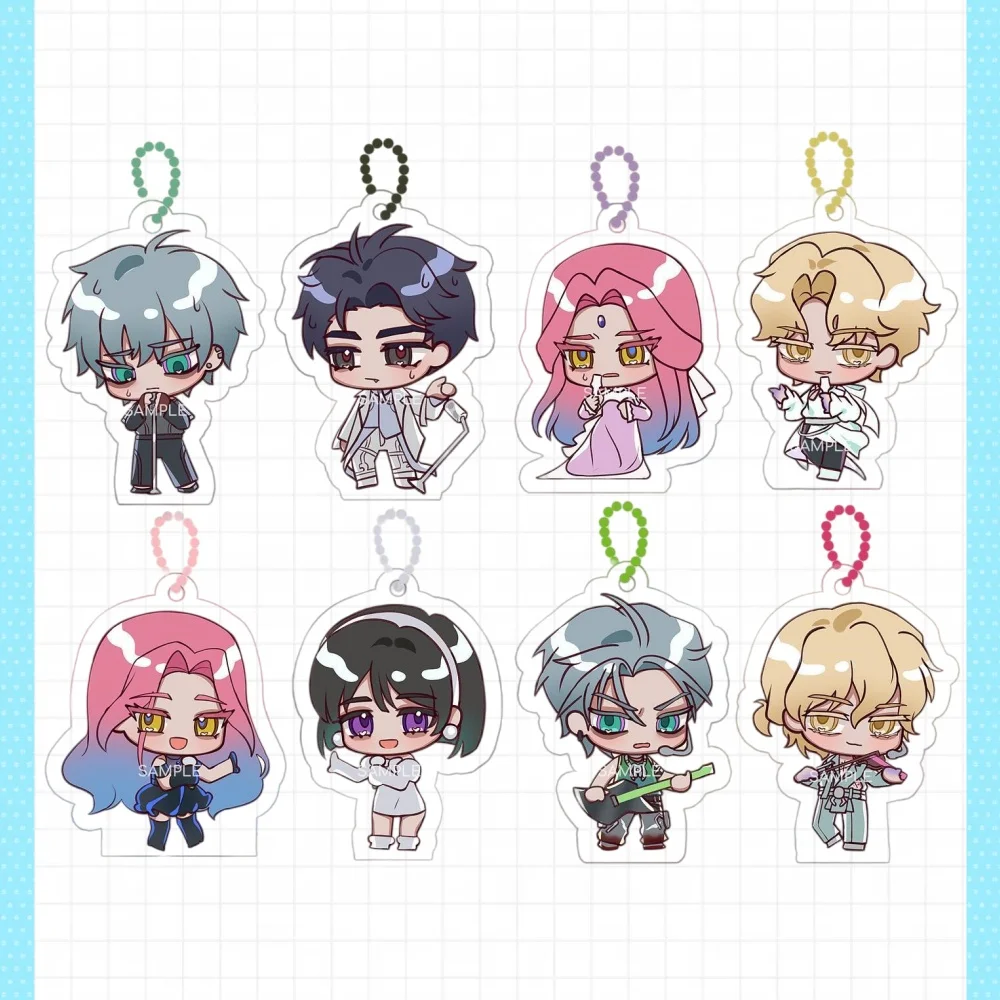 

Acrylic Key Chain For Alienstage Luka Lvan Till Mizi Hyuna Sua Cartoon Cute Anime Peripheral Backpack Pendant Festival Gift