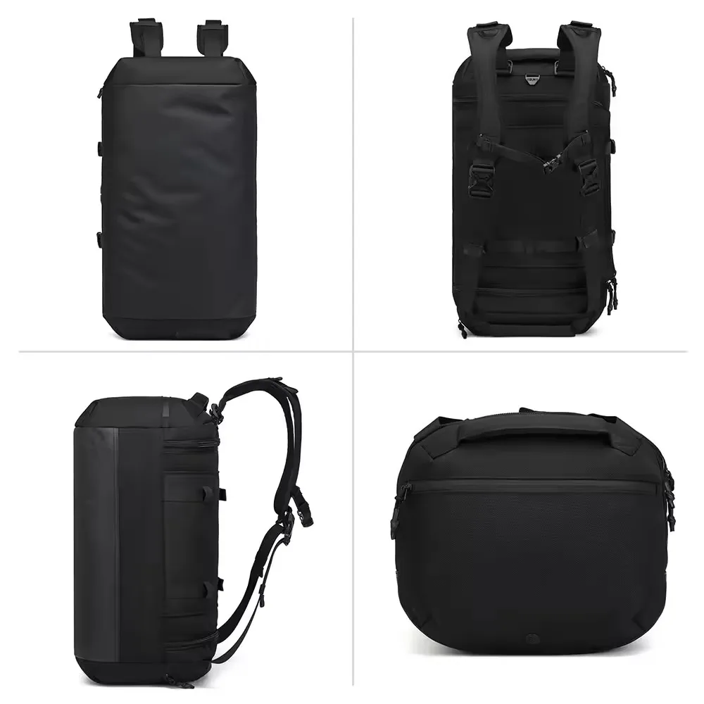 OZUKO75L bolsa de lona Weekender de gran capacidad, equipaje de viaje para hombres, bolsa deportiva para senderismo al aire libre, equipo de fútbol, mochila, bolsa de bola