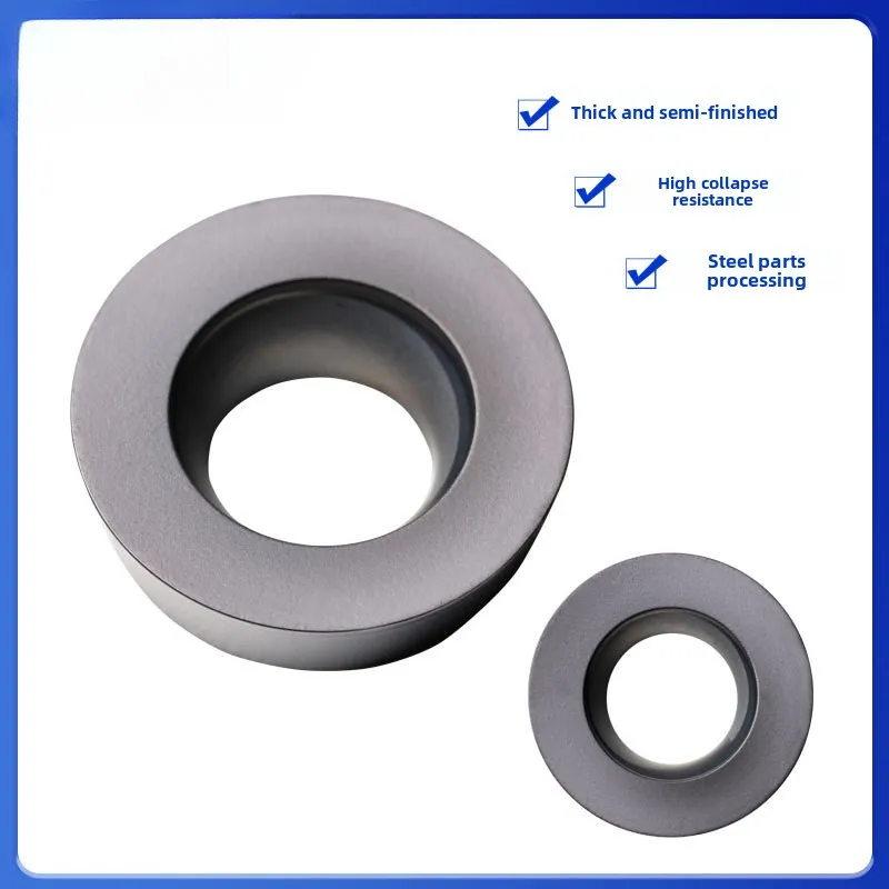 Milling Inserts RPMW1003 numerical control circular milling inserts R5 hard tungsten steel high hardness coated round particles