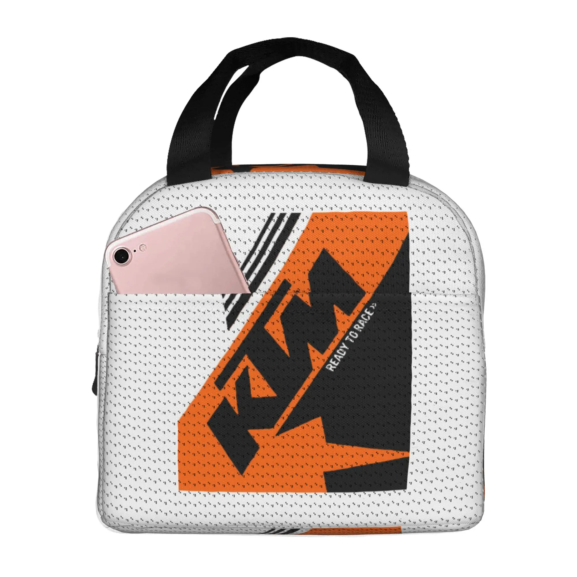 Ready To Race Motocross Resuable Lunch Boxes Motorcycle Rider Racing Sport Thermal Cooler Food Insulated Lunch Bag Office Work
