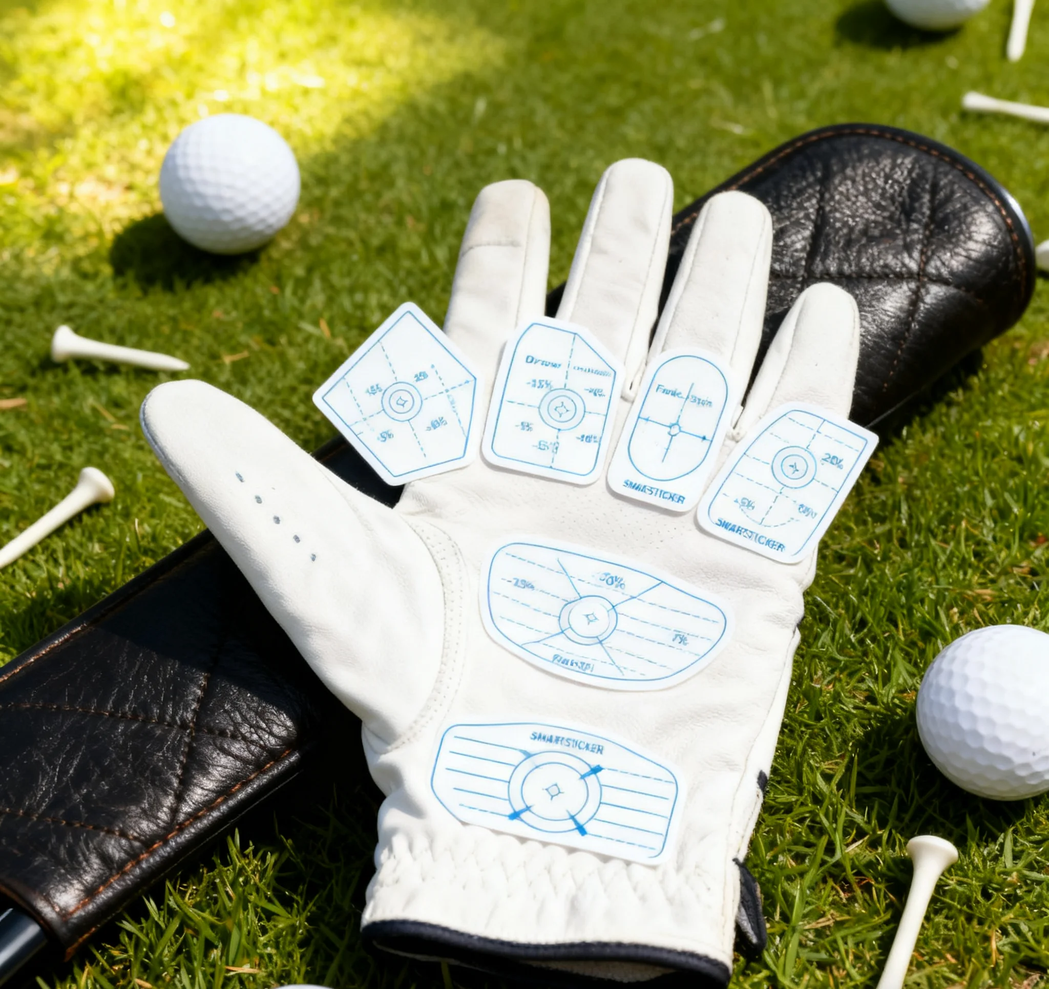 

Golf Impact Tape Set 20sheet High-Resolution Strike Stickers for Woods, Irons & Putters, Self-Teaching Sweet Spot Analysis,