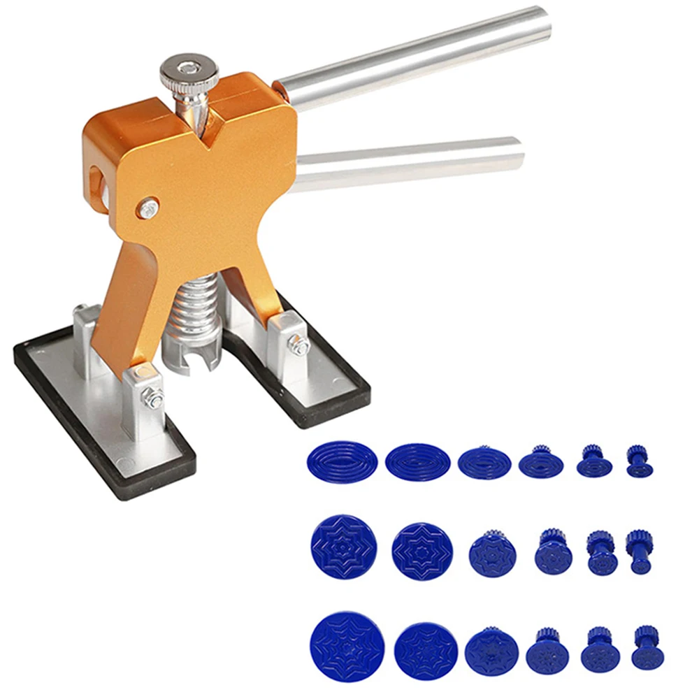

Paintless Car Dent Puller Kit Lifter ，Equipped with 18 dent pulling tabs，Body Dent Puller Remover Repair Auto Small Ding .