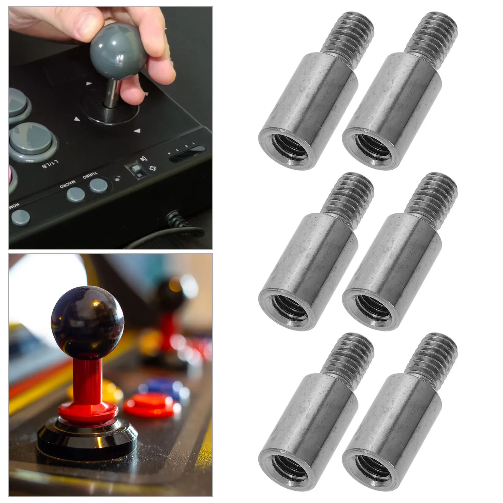 

10Pcs 1.5cm Joystick Extension Kit for Gaming Consoles DIY Shaft Enhancer Versatile Application Precise Control