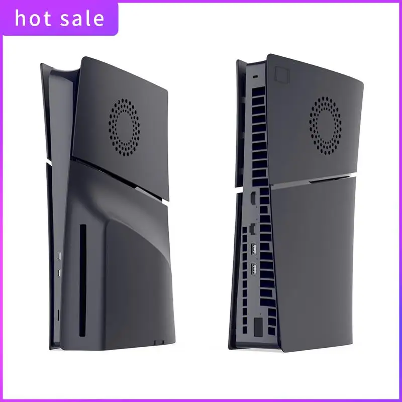 

For PS5 Slim UHD Console Optical Drive Edition Gaming Console Replacement Case Without Cooling Hole Case Durable Easy To Use