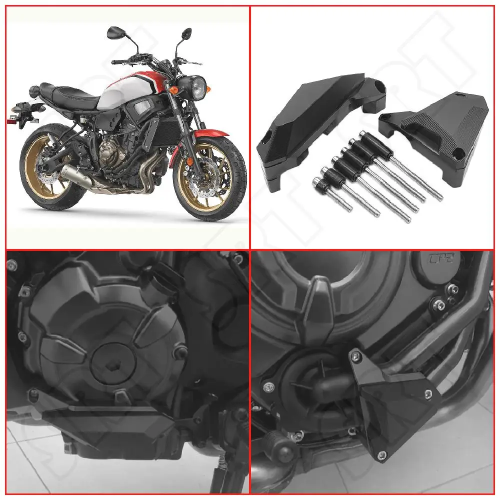 

Fits for Yamaha XSR700 XSR 700 ABS 2016 2017 2018 2019 2020 Motorcycle Engine Stator Case Guard Protector Frame Sliders Kits