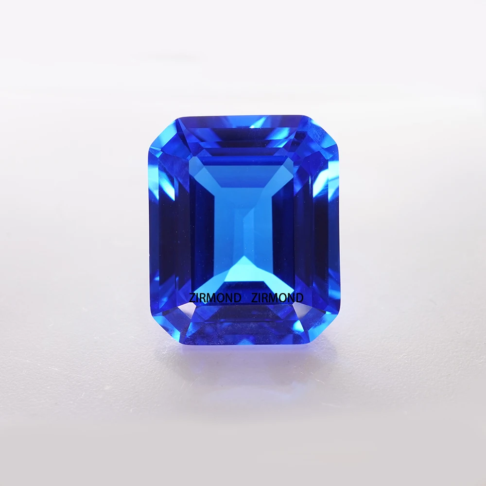 

Stylish Fairy Blue Color Emerald Cut Cobalt Blue Spinel Loose Stone is Used for Wedding Ring Setting and Has an AGL Certificate