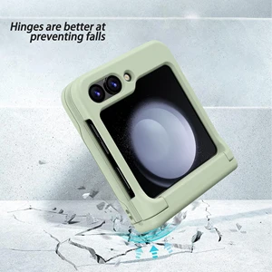 Samsung Galaxy Z Flip Shock Flip Cover, Telefonhülle Insertionskarte, Herbstpräventionsabdeckung, Galaxy Z Flip 5, Galaxy Z Flip 3, 4, Flip 6 8 Hauptverkaufsabdeckung Anti -Poeira -Zelle - №8