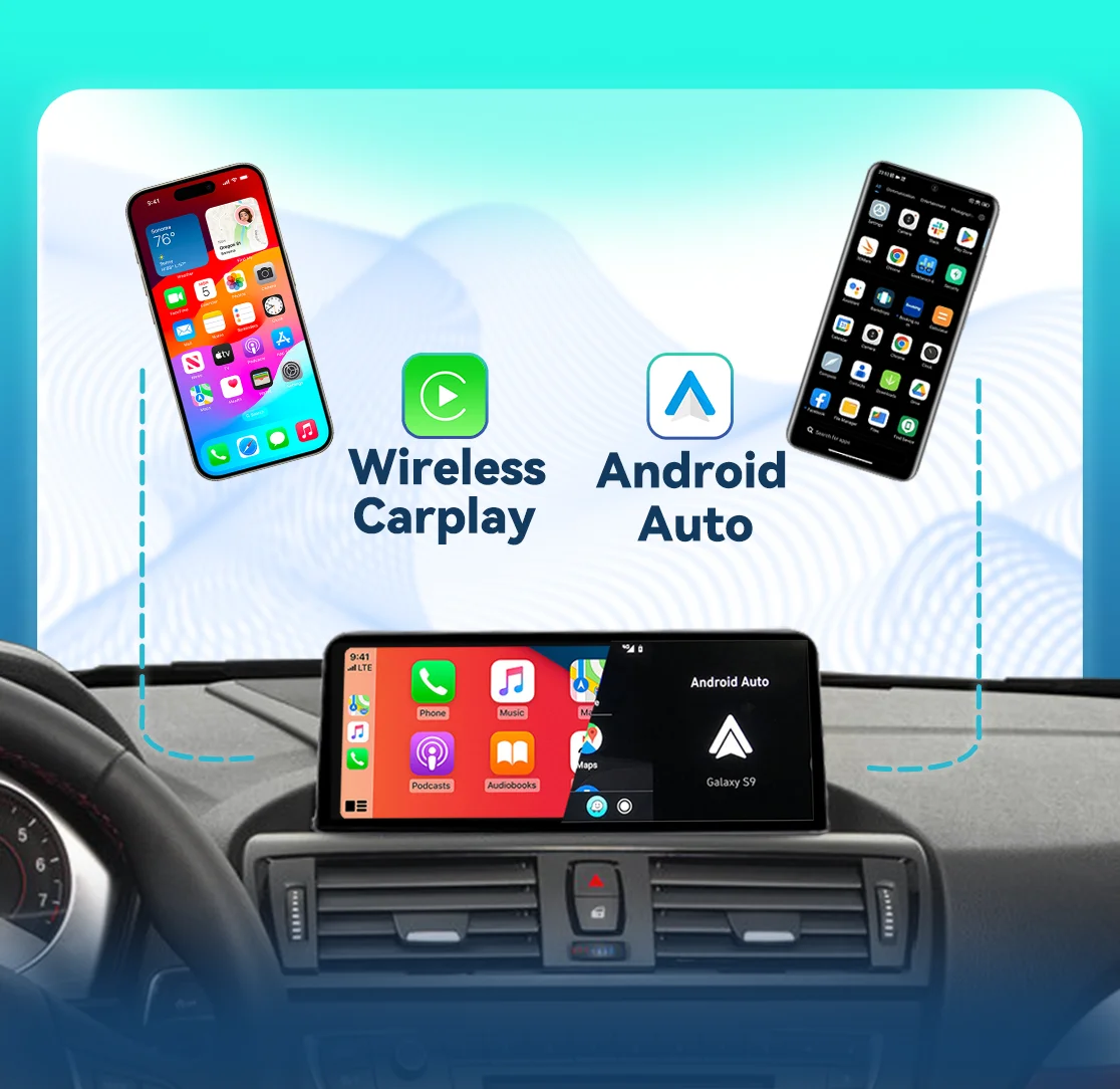 BONROAD 14.9 بوصة 2560*720P عرض شاشة تعمل باللمس لسيارات BMW 1 Series F20 اللاسلكية السلكية Carplay راديو السيارة لتحديد المواقع والملاحة الوسائط المتعددة