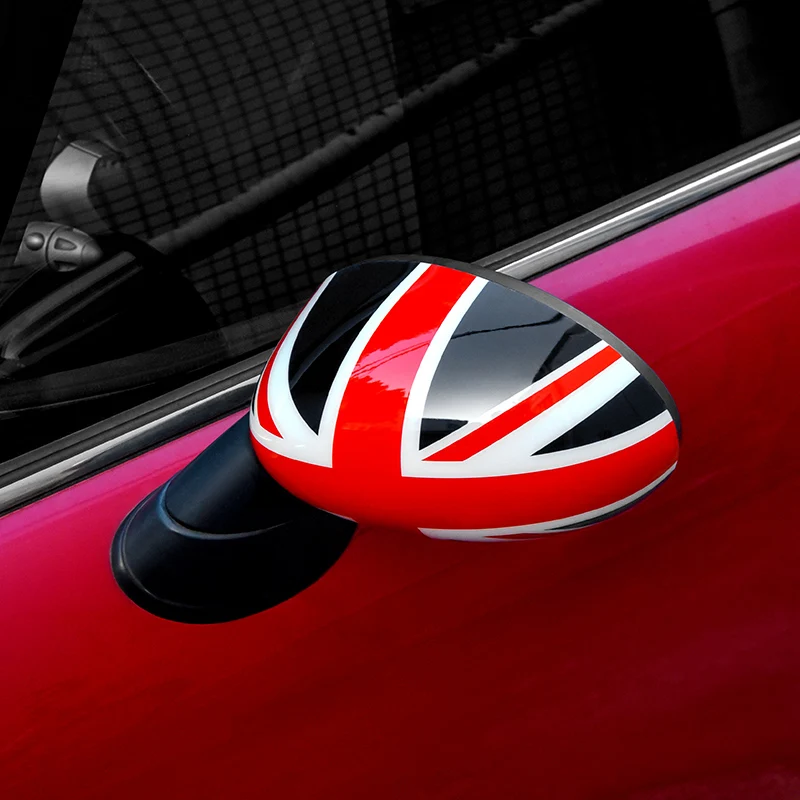 2pcs Fit For Mini Cooper R55 R56 R57 R58 R59 R60 R61 Left Right Side Wing Rearview Mirror Cover Cap Exterior Car Accessories