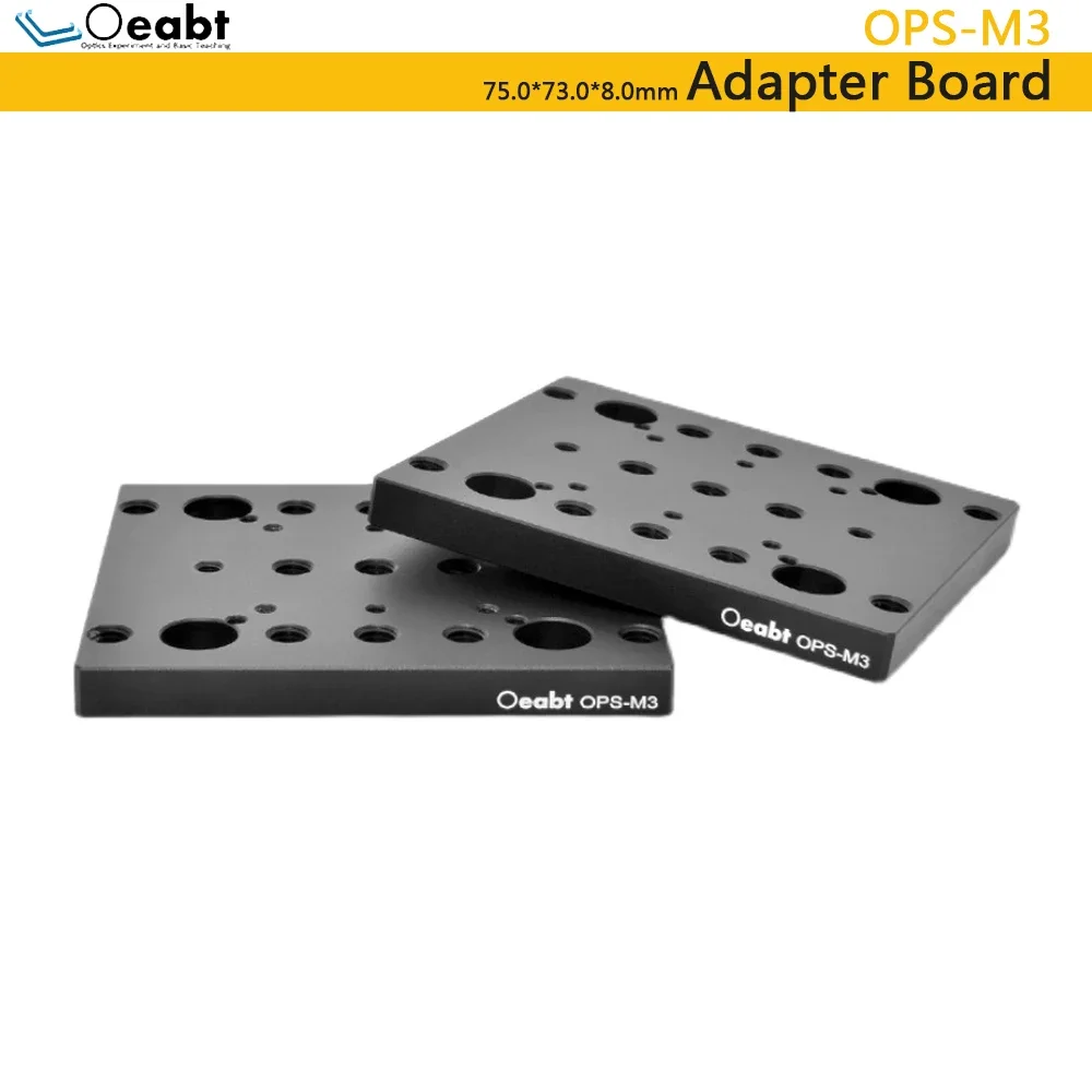 OPS-M3 Adapter Plate, Optical Bottom Plate, Right Angle Plate, Flat Optical Bench, Optical Experiment Assembly
