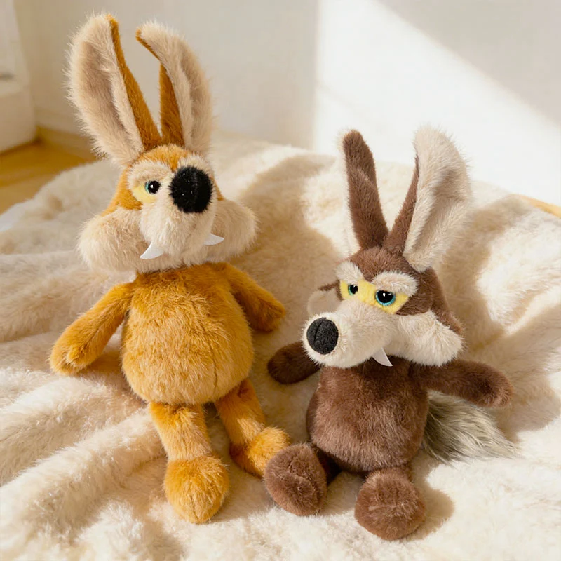 

35CM Sitting Big Bad Wolf Anime Plush Toy Figurine Decorative Ornament Children's Gift