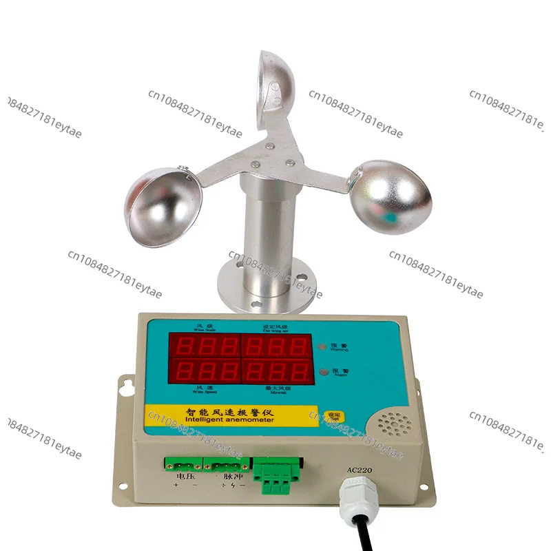 Wind Speed Alarm Tower Crane Anemometer Tower Wind Speed Tester Meter