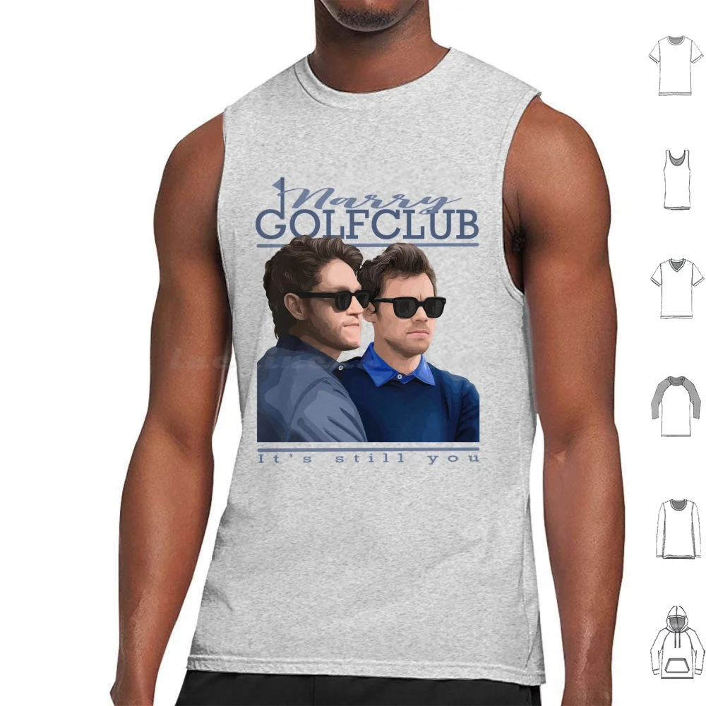 Narry Golf Club Tank Tops Vest Sleeveless Narry Golf Niall Harry Club Fun One