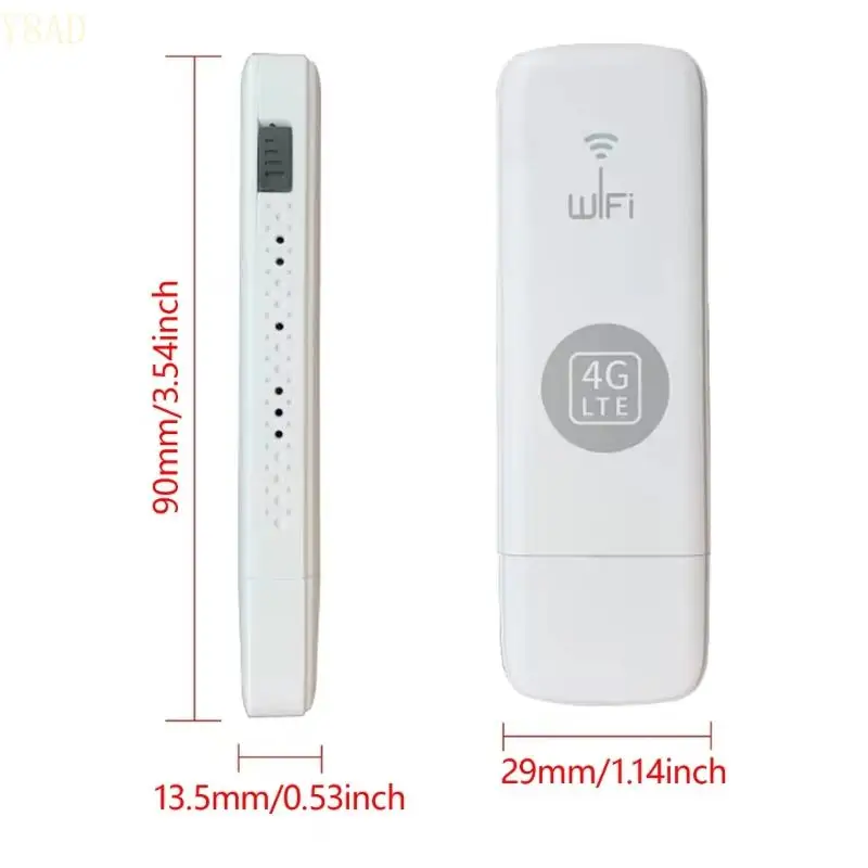 Y8AD Mobile Routers Portable Hotspot LTE Routers Mobile Wi -Fi 150 Мбит / с Wi -Fi Box с слотом для путешествия для