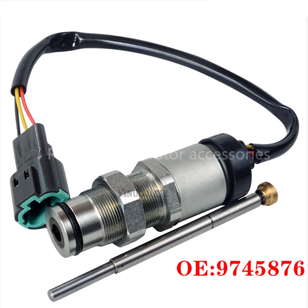 

For Hitachi excavator 9745876 EX120/200-5 6BG1 hydraulic pump main pump lifter shift sensor solenoid valve oil pressure regula