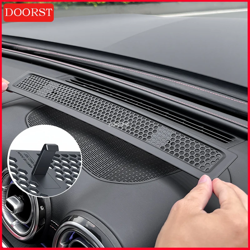 For Mercedes Benz C Class W206 Dashboard Air Outlet Cover Buckle Dust Protection Cover Interior Modification Accessories