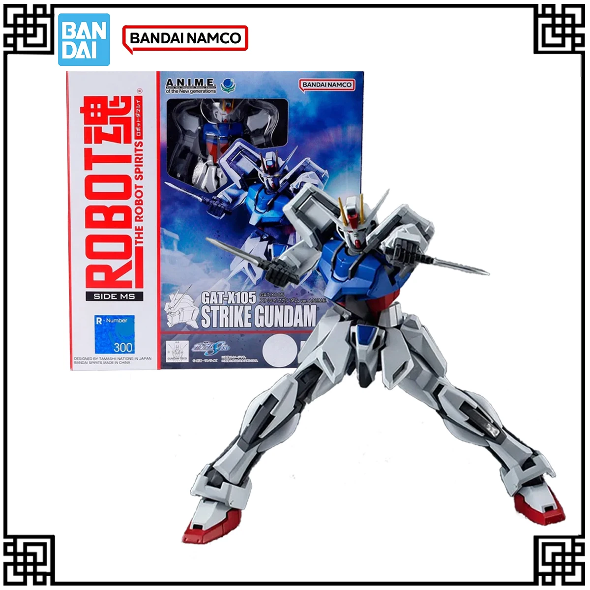 

Bandai Gundam Roboto Spirits Strike Model Kit Action Anime Figure Gunpla Building Kit Gundam Collectibles Toys For Boys Gift