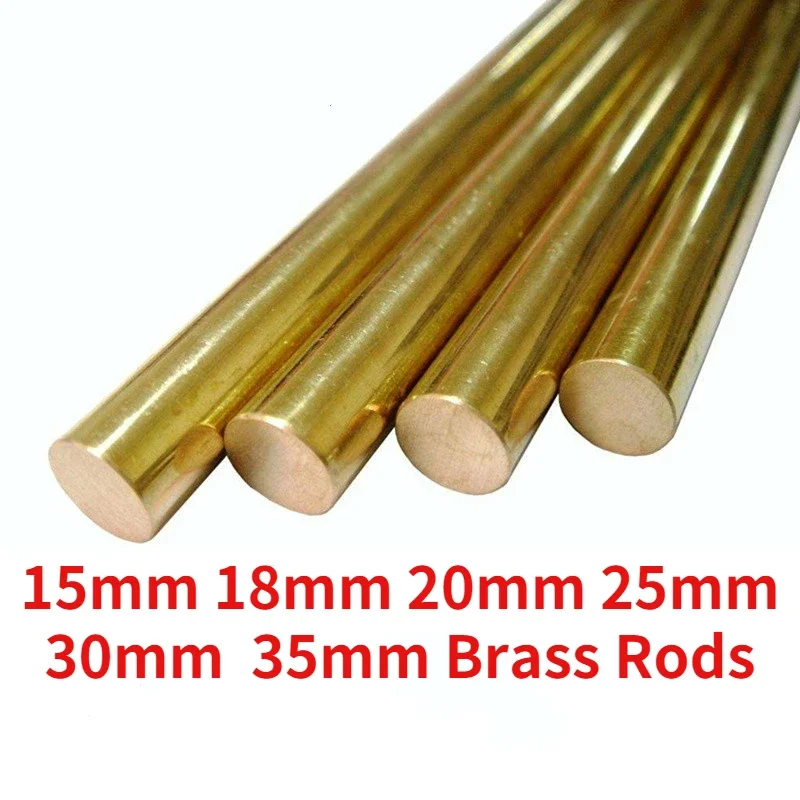 

Brass Rod Bars 35mm Round Rods Blank Scales Blade Length 200mm Electrode H59 Solid Cylindrical Thin