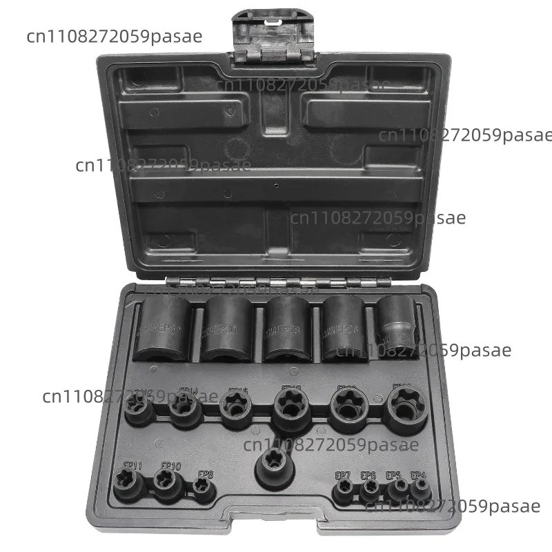 

Набор инструментов для снятия винтов: специальные винты для ключей с пятью и шестью зубцами, широкий профиль, тип E, 6-гранные втулки EP