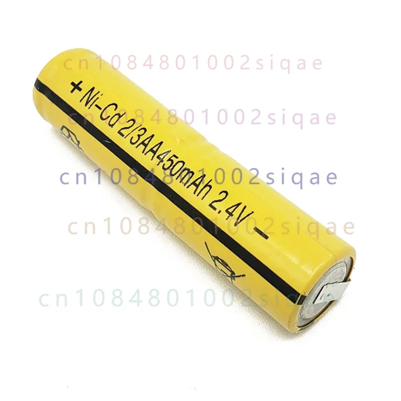 2pce/lot Ni-Cd 2/3AA 450mAh 2.4V battery pack HS9216308 for shaver, hair clipper, electric mosquito swatter battery
