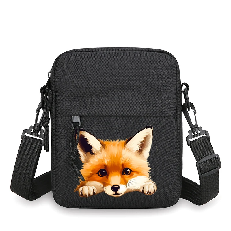 Kids 3D Animal Small Crossbody Bag Cartoon Owl Elephant Hedgehog Series Mini Shoulder Bag Women Men Fun Zipper Phone Pouch