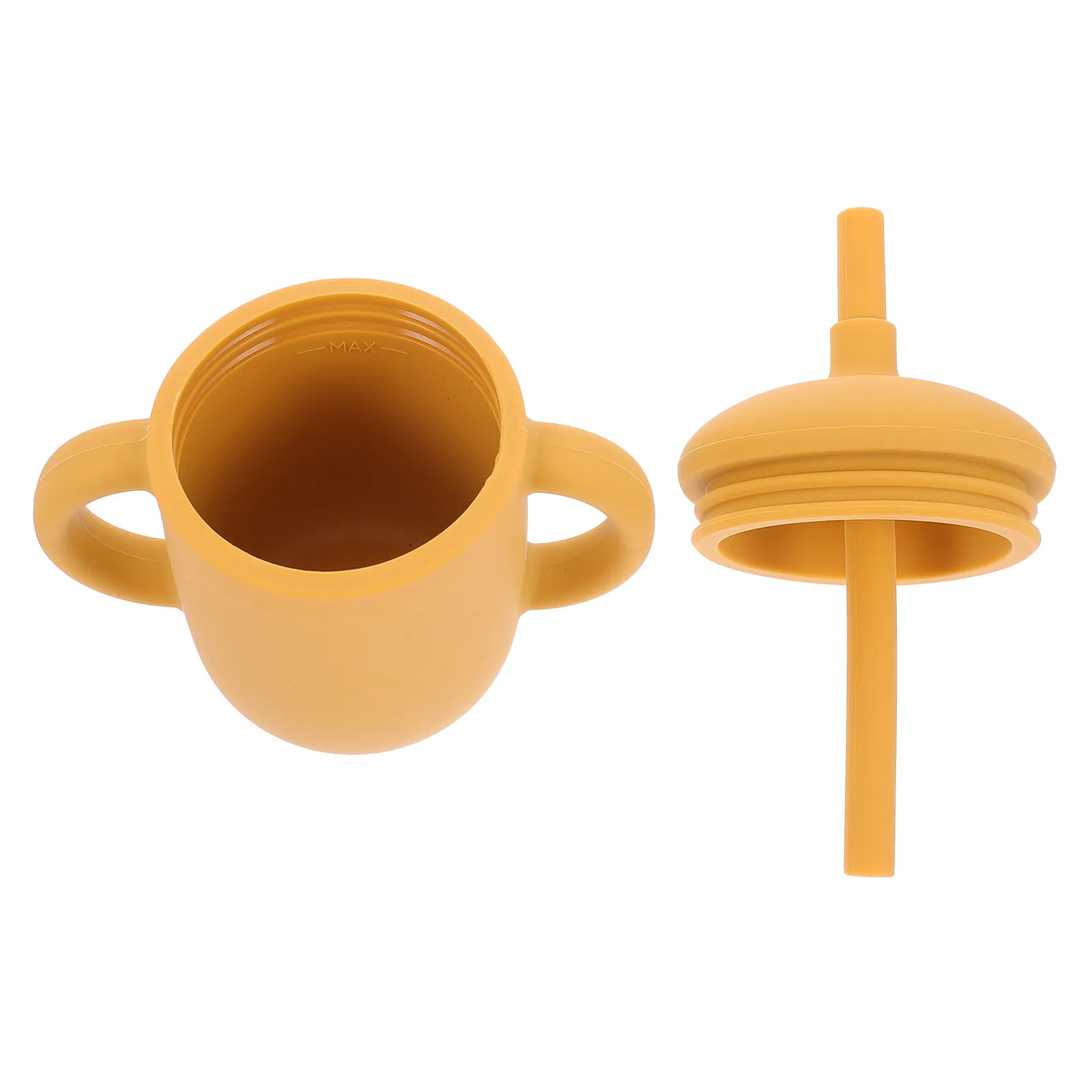 

1 шт. силиконовая чашка-поильник для малышей, непроливаемая детская бутылка для воды, тренажер для самостоятельного питья