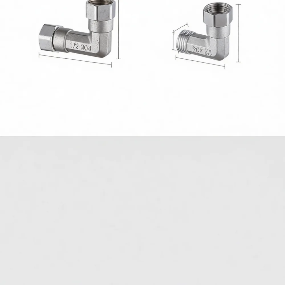 Stainless Steel G1 2 Inch Union Tee Connector Thickened Threaded Pipe Fitting For Water Heater Gas Plumbing Repair Tool