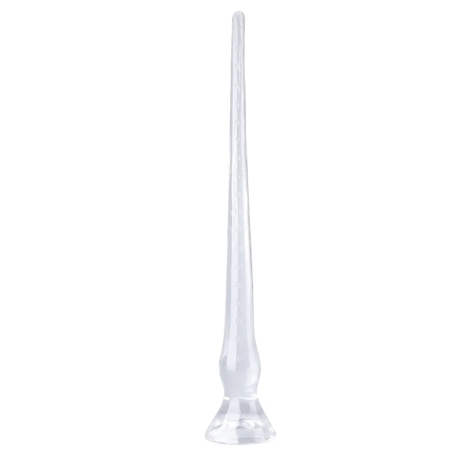 Transparent Super Long Soft Anal Plug Dildo With Scale Strip Crystal White Anal Whip Prostate Massager dildo vagina Sex Toys