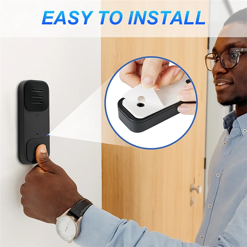 M13kwireless Doorbell Two-Way Audio Doorbell Household Use Long Distance One Button Pager With6 Ringtones
