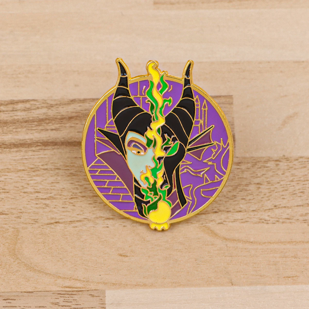 Villain Witch Enamel Lapel Pin Badge Pins Hats Clothes Backpacks Decoration Jewelry Accessories Gift