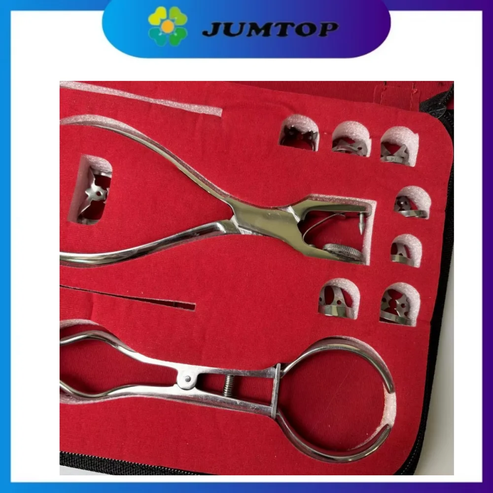 

JUMTOP Dental Dam Hole Puncher Pliers for Dentist Perforator Rubber Orthodontic Tools Dam Clip Tools Dentistry Tools